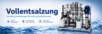 Umkehrosmoseanlagen mit Antiscalant Dosierung