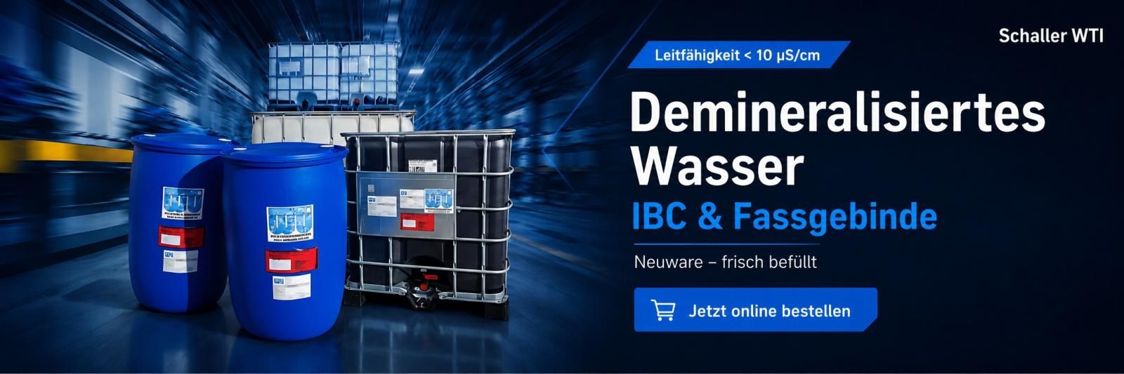 Demineralisiertes Wasser IBC