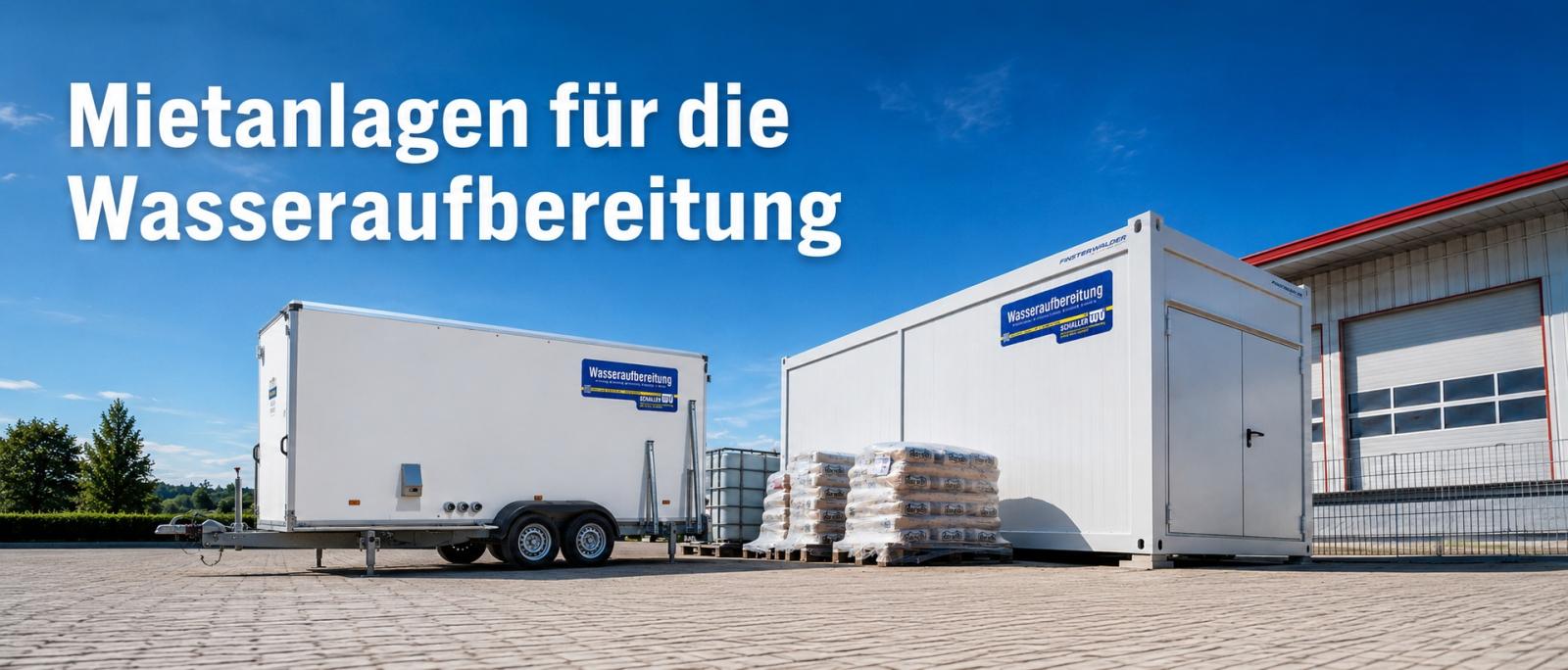 Mietanlagen Wasseraufbereitung