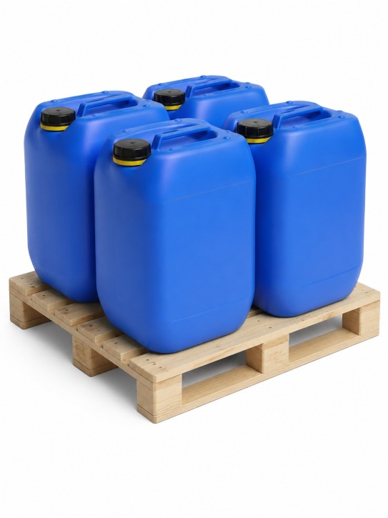 Natriumhydroxid-Lösung 5%<br>NaOH Natronlauge<br>4x 20 Liter Kanister