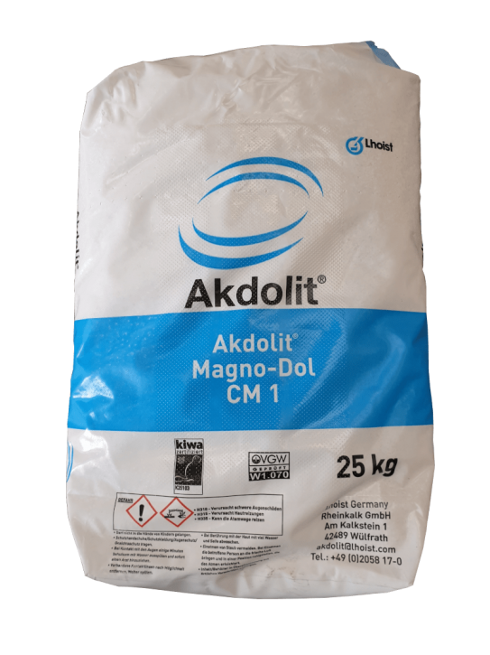 Akdolit Magno Dol CM1<br>Körnung 0,5 - 2,5 mm<br>25 kg Sack
