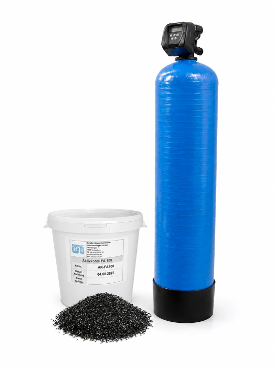 Aktivkohlefilter 1,8 m³/h<br>Zeitgesteuert