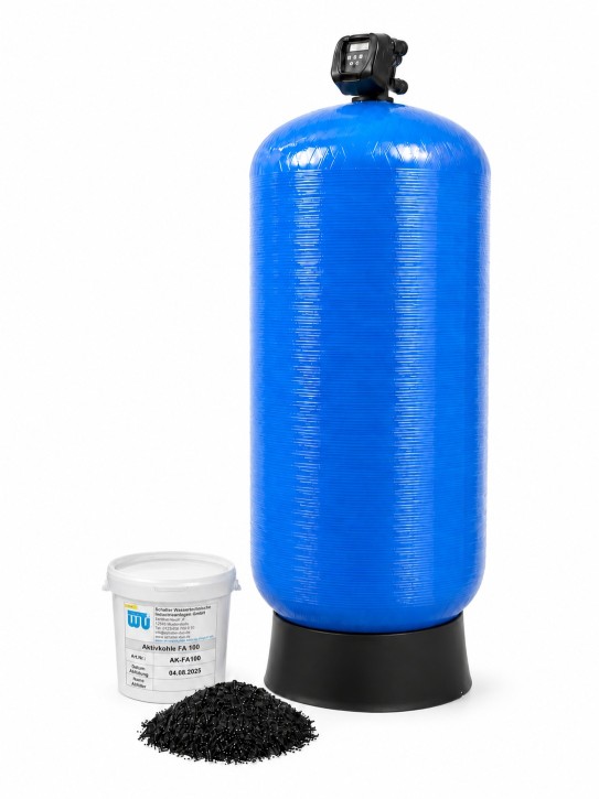 Aktivkohlefilter 6,1 m³/h<br>Zeitgesteuert