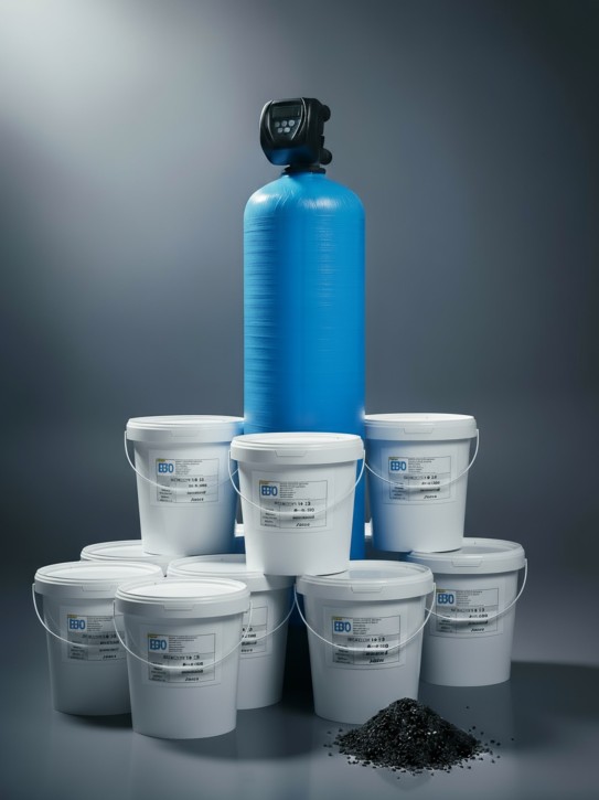 Aktivkohlefilter 6,1 m³/h<br>Zeitgesteuert