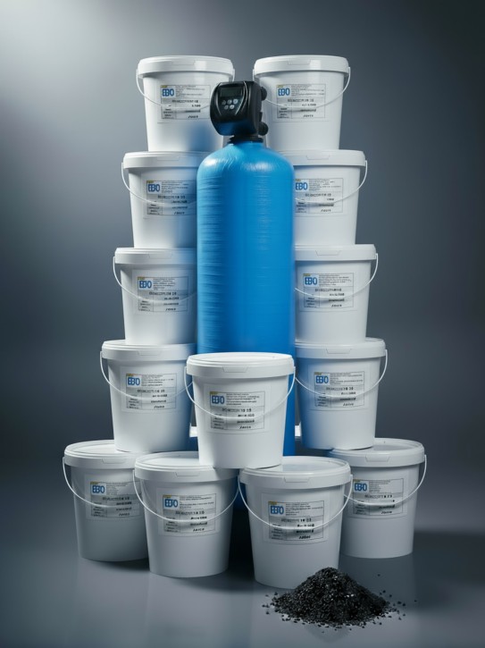 Aktivkohlefilter 9,5 m³/h<br>Zeitgesteuert