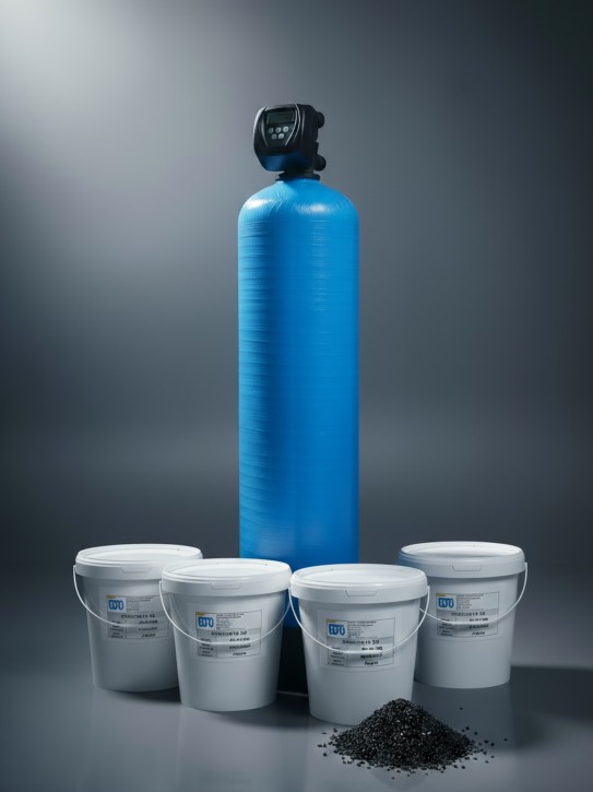 Aktivkohlefilter 2,7 m³/h<br>Zeitgesteuert