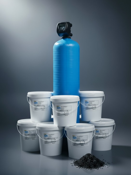 Aktivkohlefilter 4,8 m³/h<br>Zeitgesteuert