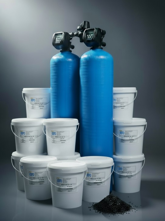 Aktivkohlefilter 3,7 m³/h<br>Pendelanlage