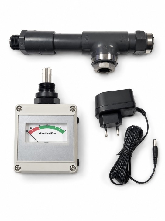 Analoges<br>Leitfähigkeitsmessgerät<br>Inkl. Verrohrung PVC-U