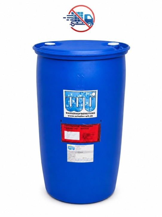 Demineralisiertes Wasser<br>Spundfass 220 Liter<br>zur Selbstabholung