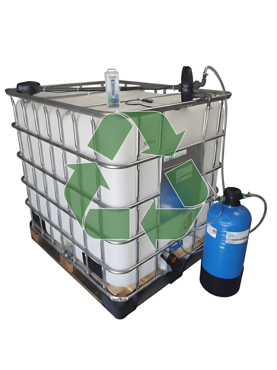 ECO-IBC-VE<br>Deionisiertes Wasser<br>Komplettset Inkl. Versand