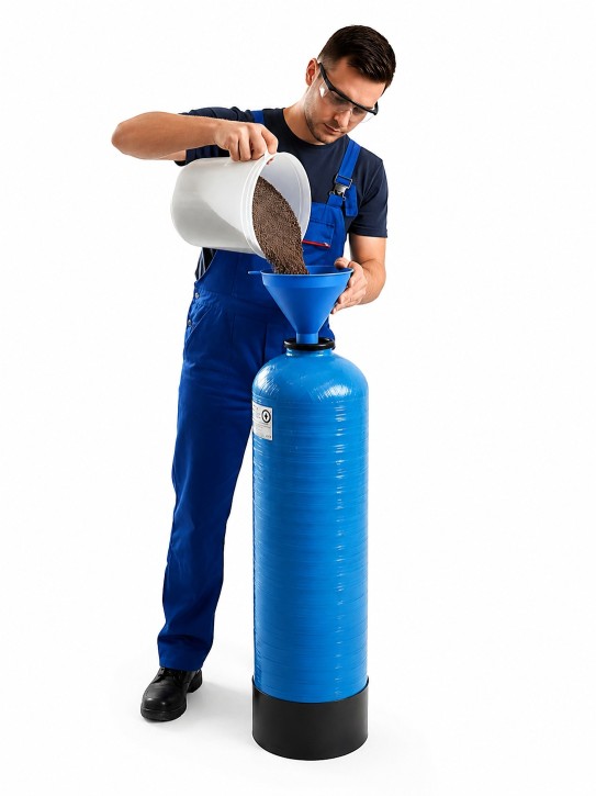 Einfülltrichter 2,5"<br>für Filtermaterial/Harz