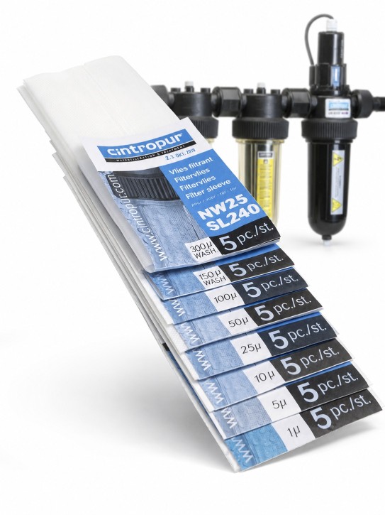 Filtervlies für UV 4100 Trio<br>5 Stück, Filterfeinheit 25 µm