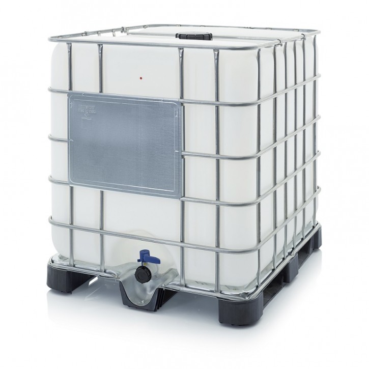 IBC 1.000 Liter<br>Demineralisiertes VE Wasser<br>Neubefüllung Ihres IBC<br>Ohne An-& Rücklieferung