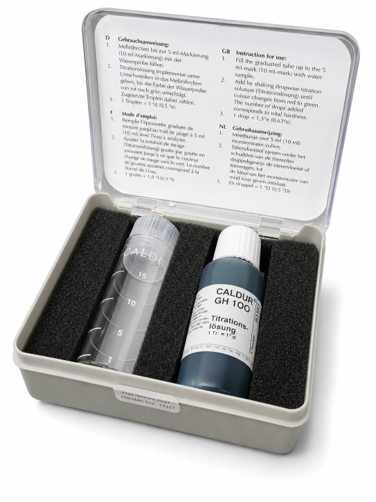 Gesamthärte<br>Messbesteck GH 100