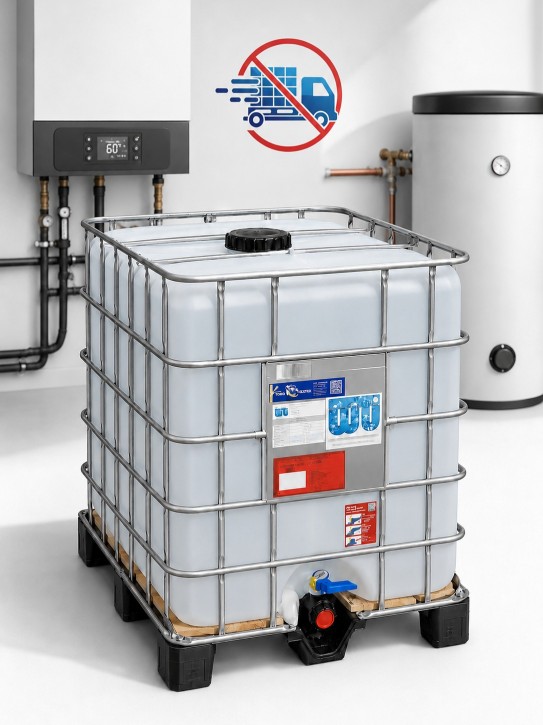 Heizungswasser VDI 2035<br>1.000 Liter IBC<br>zur Selbstabholung