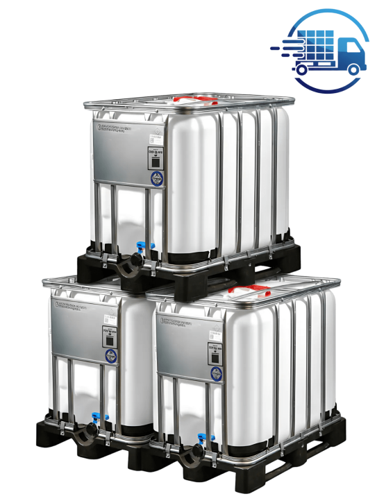 Demineralisiertes Wasser<br>600 Liter IBC<br>Inkl. Versandkosten