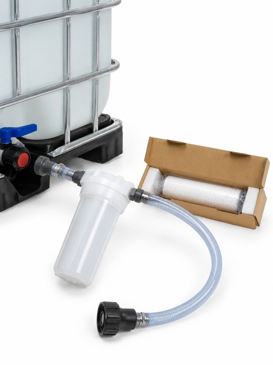 Sterilfilter zur Entnahme<br>von Wasser aus einem IBC