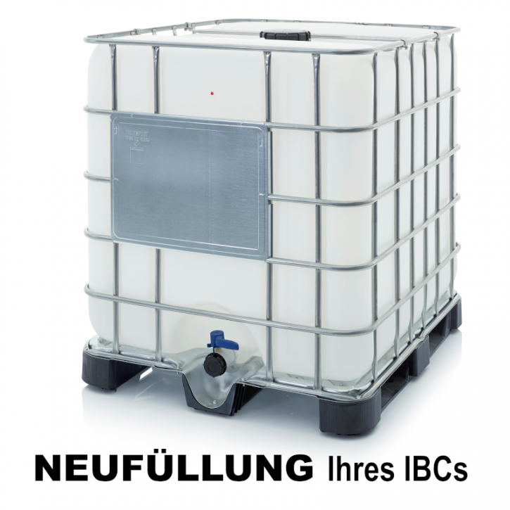 IBC 1.000 Liter <br>Demineralisiertes VE Wasser<br>Neubefüllung Ihres IBC<br>Ohne An- Rücklieferung