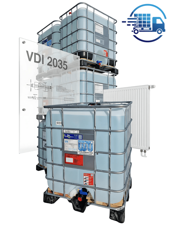 Heizungswasser VDI 2035<br>1.000 Liter IBC<br>Inkl. Versandkosten