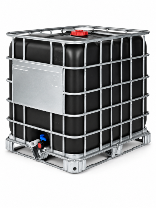 IBC Container 1.000 Liter<br>schwarz<br>leer