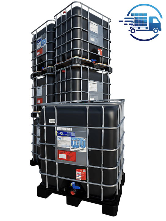 Demineralisiertes Wasser<br>1.000 Liter IBC<br>UV-Beständig - Holzfrei<br>Inkl. Versandkosten
