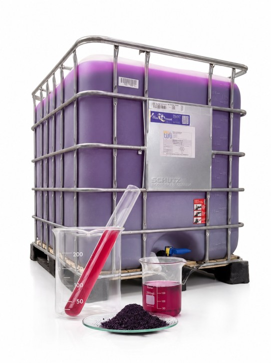 Kaliumpermanganat<br>KMnO4 Lösung 1,5 %<br>1.000 L IBC-Container<br>Inkl. Versandkosten