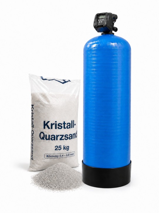 Einzel Kiesfilter 1,8 m³/h<br>Zeitgesteuert
