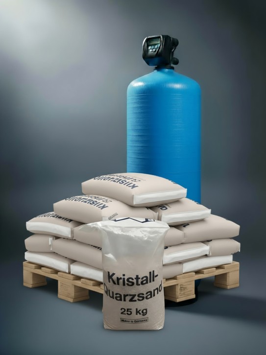 Einzel Kiesfilter 4,8 m³/h<br>Zeitgesteuert