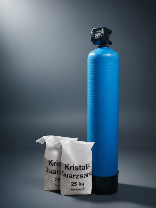 Einzel Kiesfilter 1 m³/h<br>Zeitgesteuert