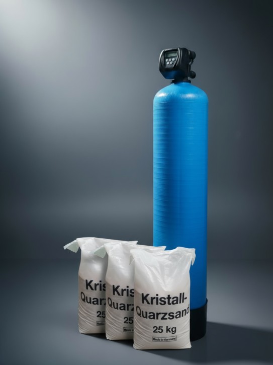 Einzel Kiesfilter 1,5 m³/h<br>Zeitgesteuert