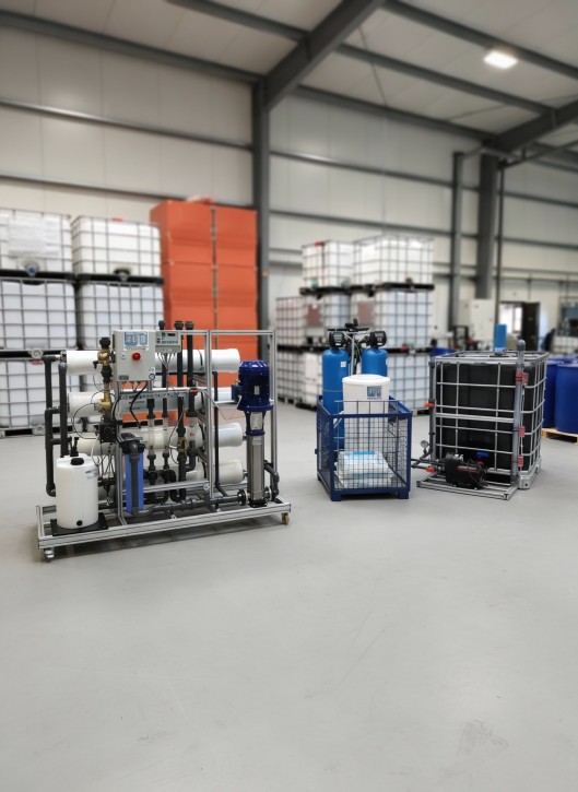 Mietanlagensystem für Kesselspeisewasser