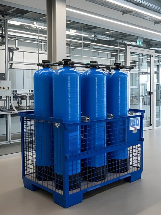 Leihanlage Mischbettanlage<br>15 m³ bei 600 µS/cm RW