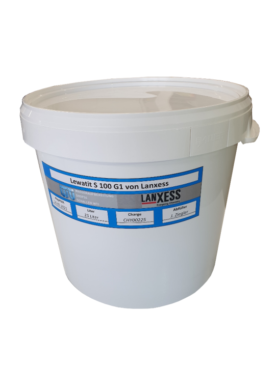 Lewatit S 100 G1<br>von Lanxess<br>25 Liter Eimer