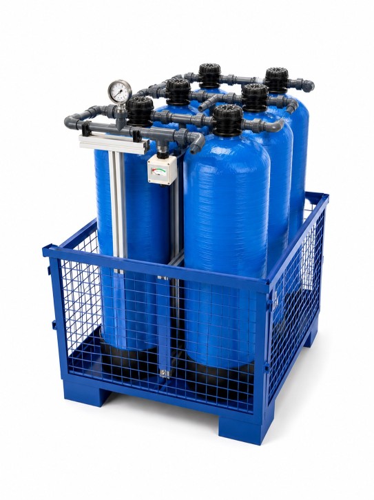 Leihanlage Mischbettanlage<br>15 m³ bei 600 µS/cm RW