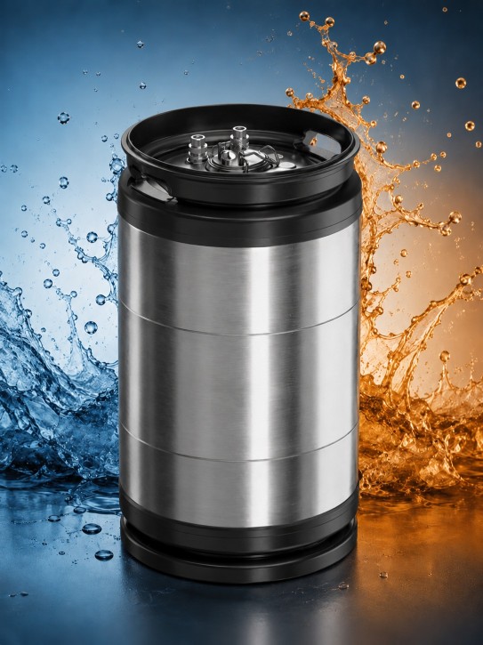 Edelstahl-Mischbettpatrone MB100<br>Heißwasser bis 80 C°