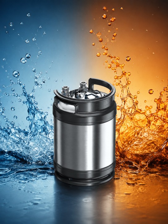 Edelstahl-Mischbettpatrone MB25<br>Heißwasser bis 80 C°