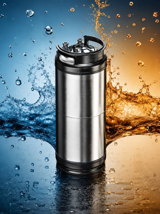 Edelstahl-Mischbettpatrone MB50<br>Heißwasser bis 80 C°
