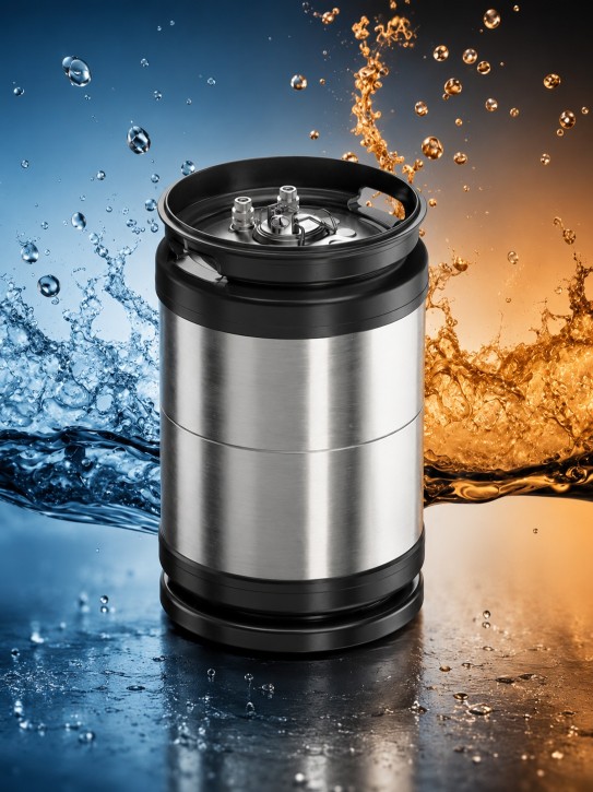 Edelstahl-Mischbettpatrone MB75<br>Heißwasser bis 80 C°