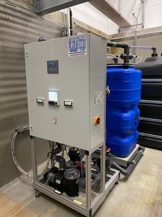 Chargen Neutralisationsanlage für max. 2.000 l/h - für saure und alkalische Abwässer