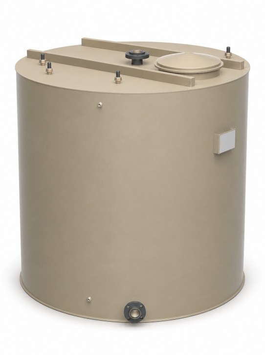 5.000 Liter<br>PP-H Hygienischer Tank<br>für Reinstwasser