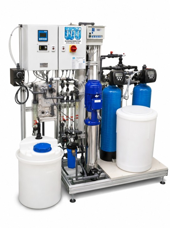 Reinstwasseranlage mit EDI <br><0,1 µS/cm bei 225 l/h