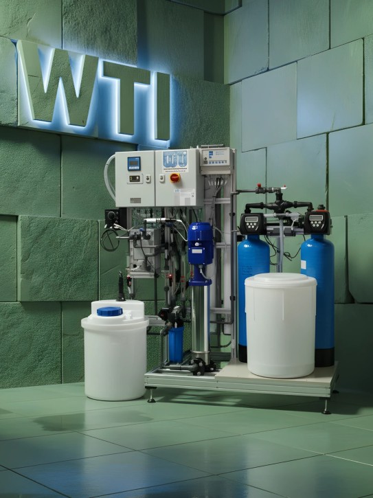 Reinstwasseranlage mit EDI <br><0,1 µS/cm bei 900 l/h