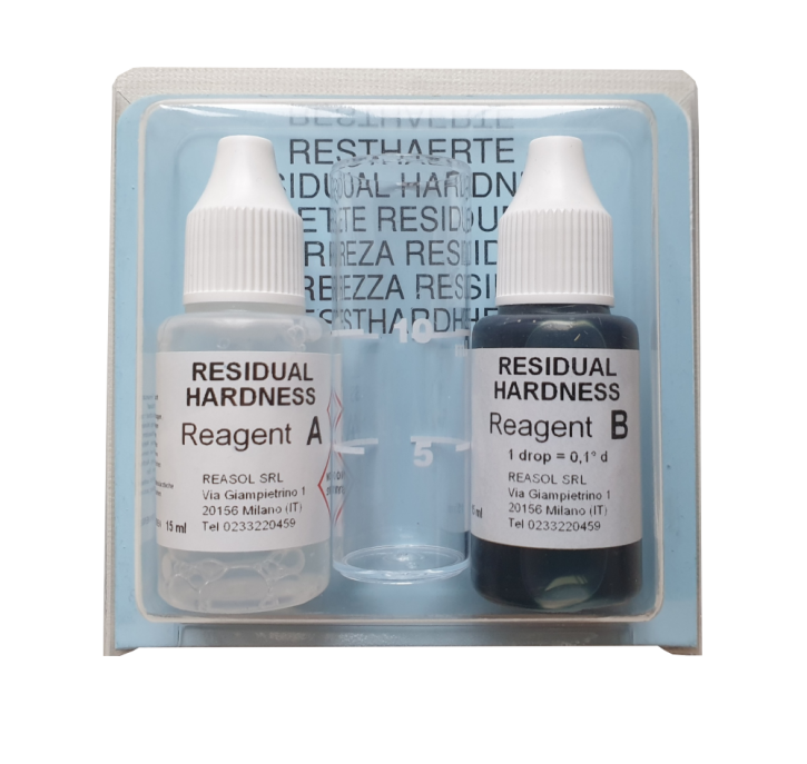 Resthärtemessbesteck RH-1<br>15 ml Titrationslösung<br>0,1/0,05dH/Tropfen