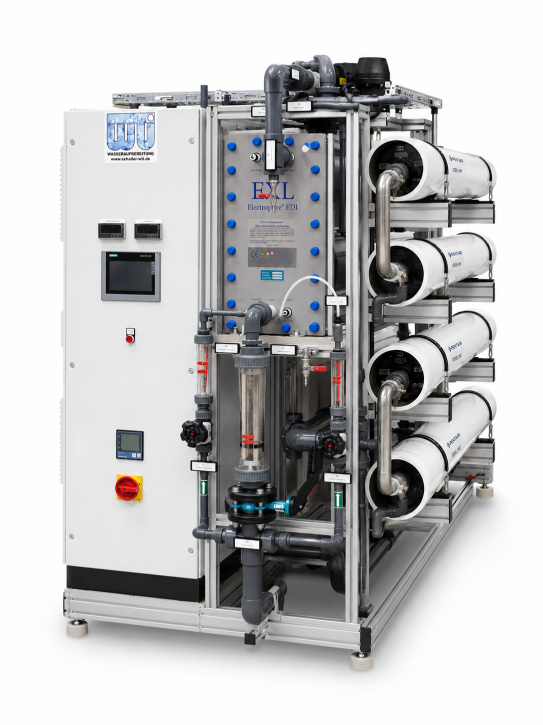 Reinstwasseranlage mit EDI <br><0,07 µS/cm für 10 m³/h