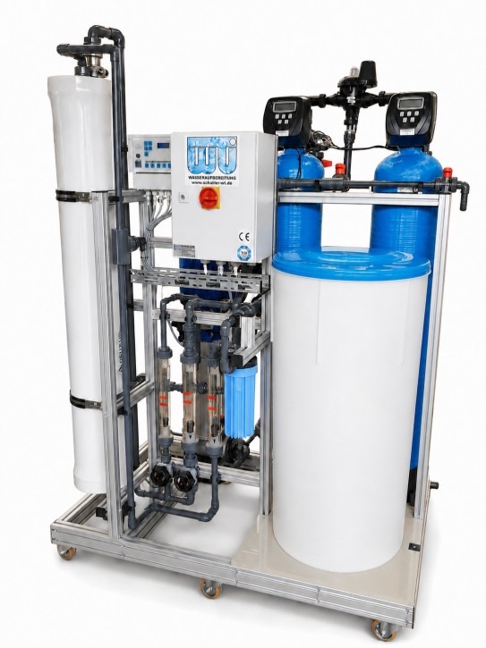VE Anlage Osmose 1 m³/h<br>mit Doppelenthärtung