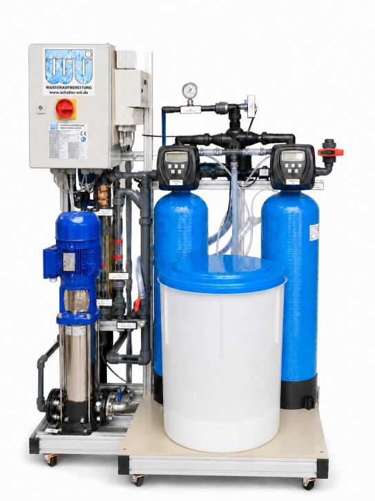VE Anlage Osmose 250 l/h<br>mit Doppelenthärtung