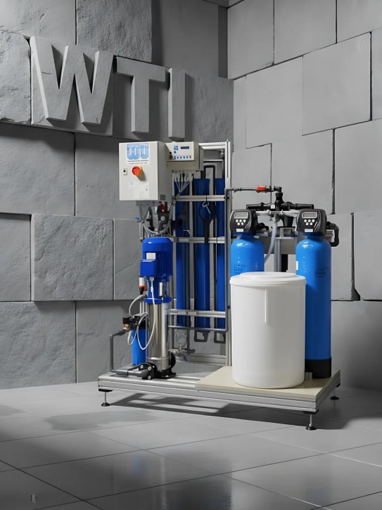 VE Anlage Osmose 500 l/h<br>mit Doppelenthärtung