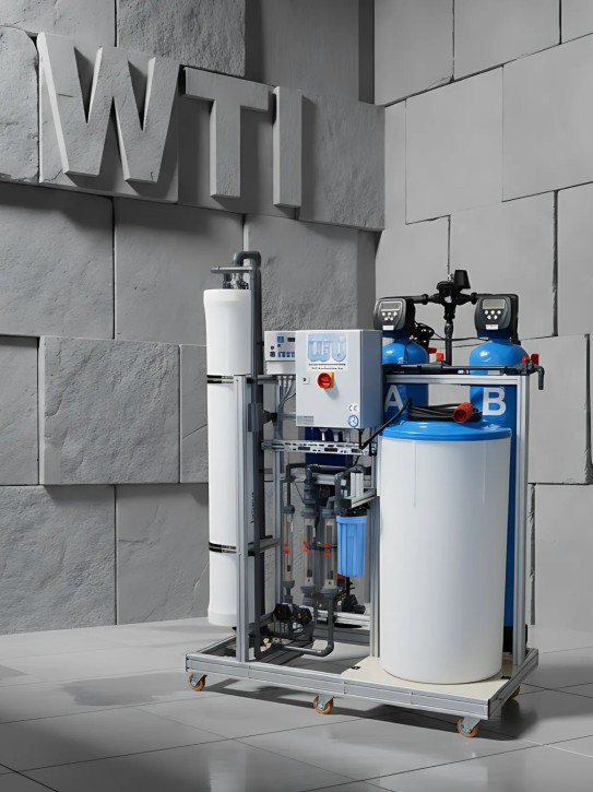 VE Anlage Osmose 2 m³/h<br>mit Doppelenthärtung