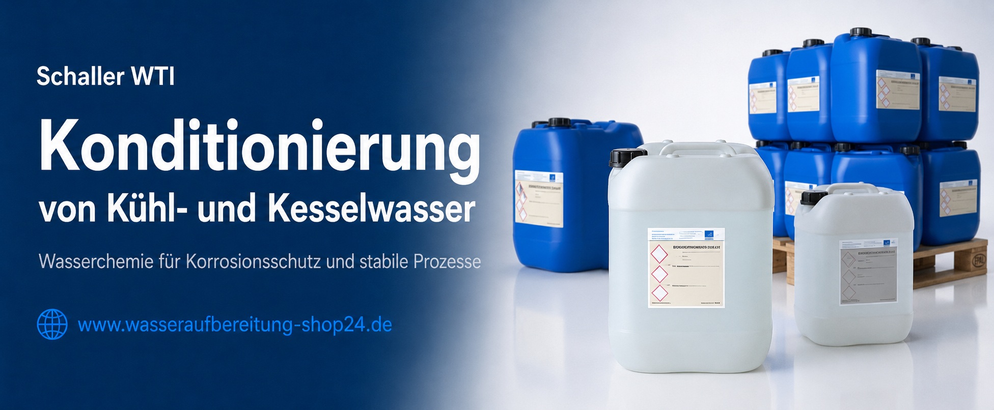 Konditionierung von Kühl- und Kesselwasser